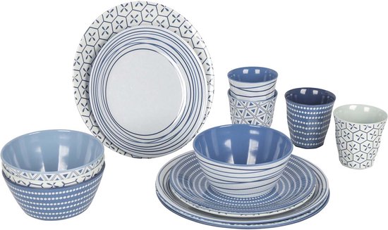 16-delig campingservies