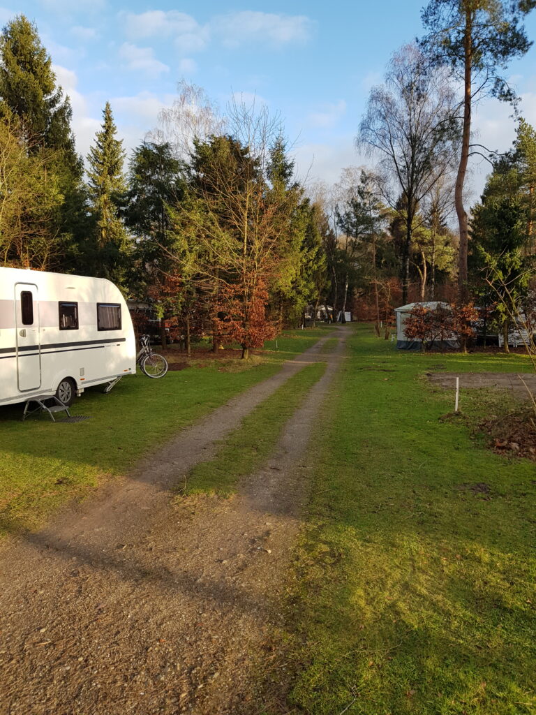 winterkamperen met onze Adria Adora op camping de Paalberg in Ermelo