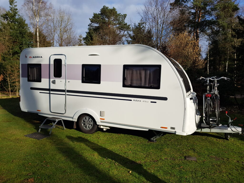 winterkamperen met onze Adria Adora op camping de Paalberg in Ermelo