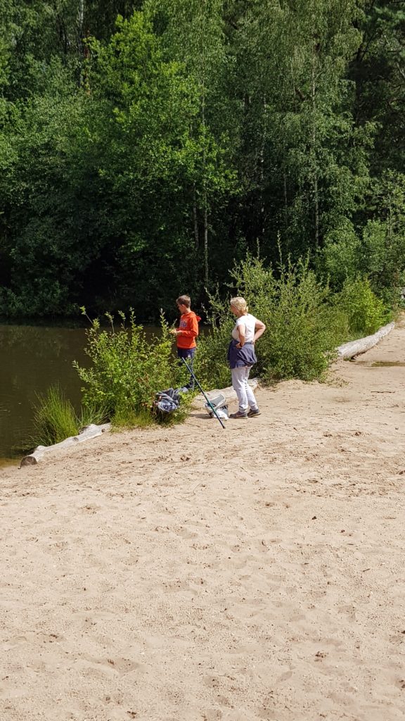 Vissen op camping De Krakeling in Zeist