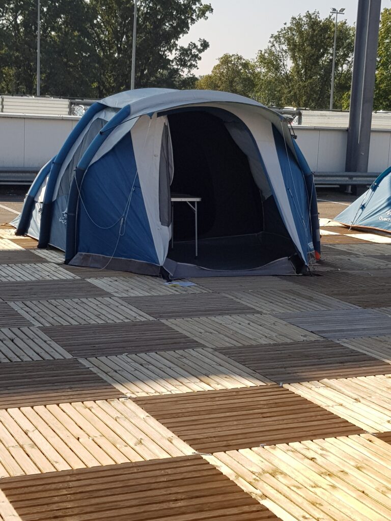 Goedkope Decathlon tent 
