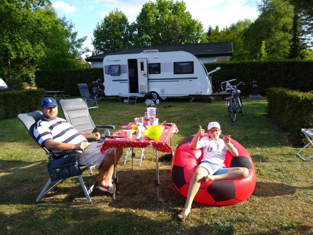 Kamperen met de caravan, hemelvaart 2020 op camping Duynparc Soest