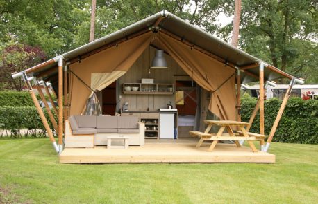 Safaritent huren, glamping op een vakantiepark in Nederland