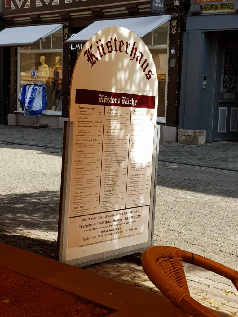 Schnitzel eten in Duitsland