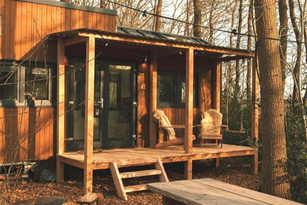 Uniek overnachten in een tinyhouse op een tinypark 