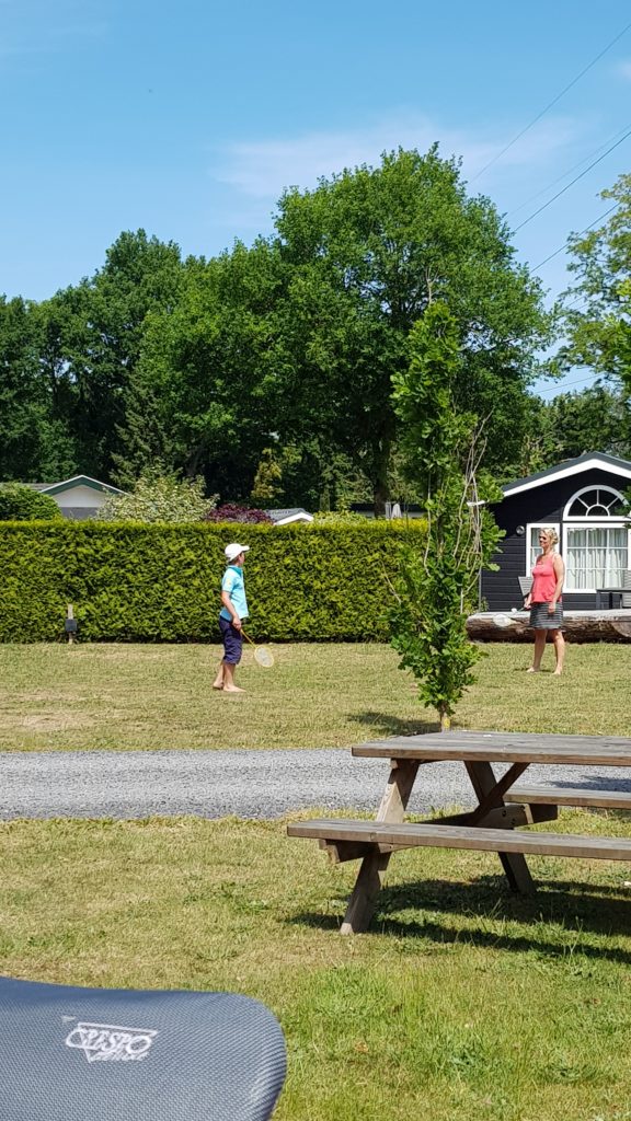 badminton op camping Duynparc Soest