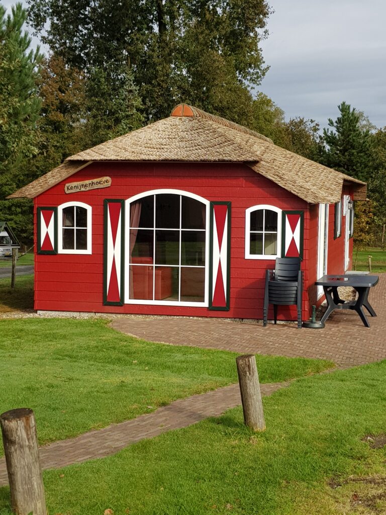 comfort boerderij op Veluwe camping De Pampel