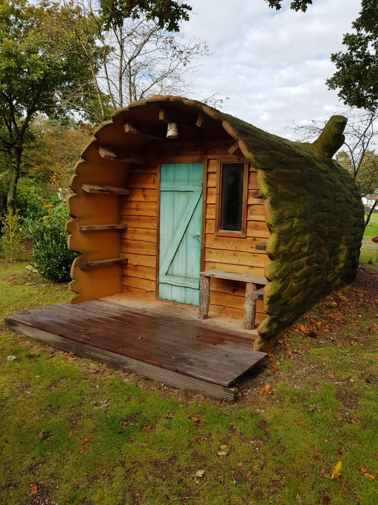 boomstam huren op Veluwe camping De Pampel