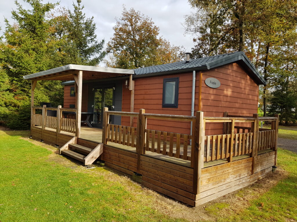 chalet op de camping De Pampel