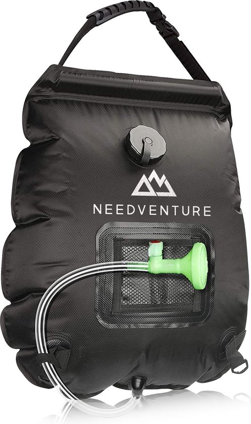 Solar Douche - camping douchezak - Buitendouche Tuindouche met thermometer waterzak met douchekop douchezak 20 liter