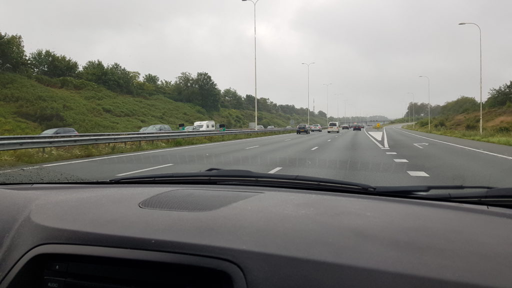 op weg naar camping De Paalberg in Ermelo