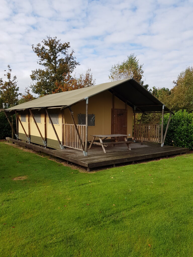 glamping accommodatie op 4/5 sterren camping in Nederland