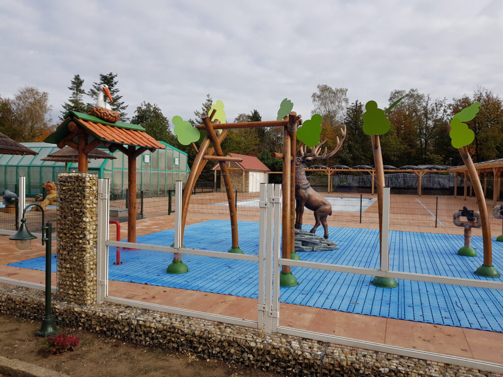 spraypark voor kinderen op Veluwe camping De Pampel