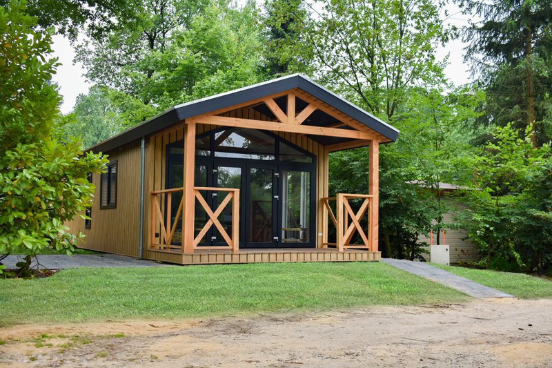 bungalow, vakantiehuisje, chalet op de Paalberg recreatiepark, Ermelo